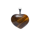 Hanger Hart Tijgeroog Edelsteen 2-3 cm