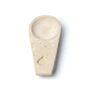 Sagrada Madre Wierookbrander Cement Pastelgeel 9 cm Handgreep 8 cm Kom