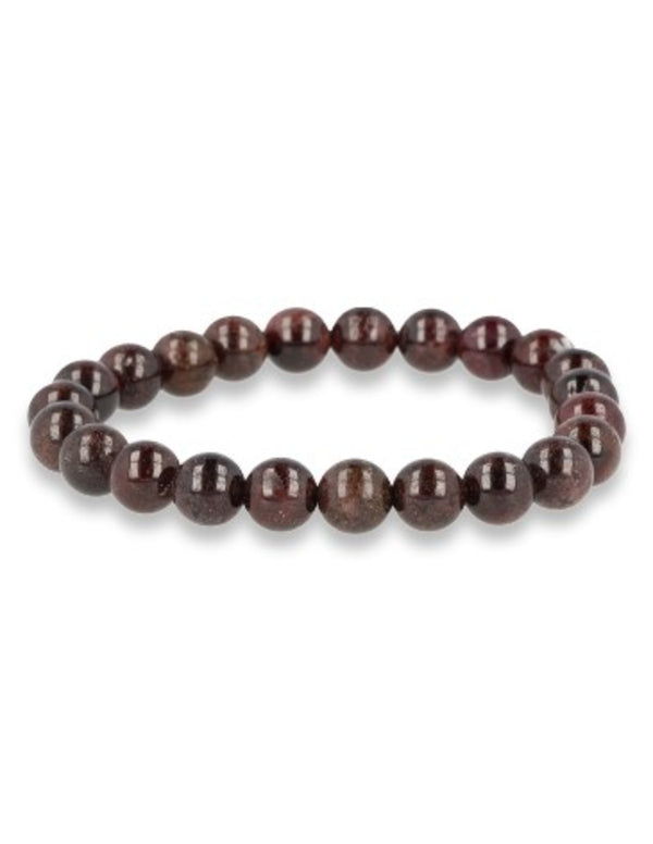 Granaat kralenarmband 7-8 mm