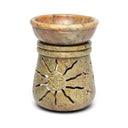 Olieverdamper Zon En Maan Natuurlijke Zeepsteen 10x7.5 Cm