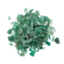 Ruwe Groene Kwarts Chips In Kunststof Pot Van Gerecycled Materiaal 700 Gram