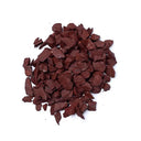 Rode Jaspis Chips In Kunststof Pot Van Gerecycled Materiaal 700 Gram 0,5 - 1,5 cm