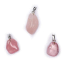 Edelsteenhanger Rozenkwarts Met Geboord Oogje ±1-3cm