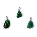Edelsteenhanger Groene Aventurijn Met Geboord Oogje ±1-2.5 cm