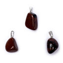 Edelsteenhanger Mahonie Obsidiaan Met Geboord Oog ±1-2.5 cm