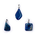 Lapis Lazuli Edelsteenhanger Met Geboord Oogje ±1-2.5cm