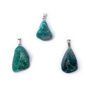 Chrysocolla Edelsteenhanger Met Geboord Oogje ±1-3cm
