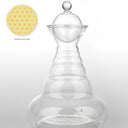 Karaf Met Bloem Des Levens Motief Van Goud 23,8 Karaat 2,3 Liter