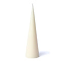 Kegelvormige Palmwas Kaars Gebroken Wit Geurloos 21 cm