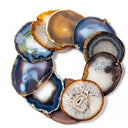 Agaat Schijf Naturel Diameter 12-14 cm Hoogte 5-7 mm