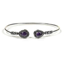 Edelsteen Armband Amethist Druppelsteen Verstelbaar