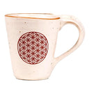 Keramieken Thee- En Koffiemok Bloem Des Levens 350 Ml