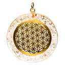 Orgonite Hanger Bloem Des Levens Rond Seleniet
