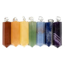 Set Van 7 Chakra Hangers Van Edelstenen Amethist Lapis Lazuli Sodaliet Groene Aventurijn Gele Aventurijn Perzik Aventurijn Jaspis