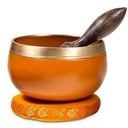 Klankschaal Sacraal Chakra Met Chakra Kleur En Symbool