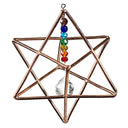 Merkaba Hangende Chakra Kristal