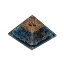 Orgoniet Piramide Robijn Kyaniet 7 x 7 x 6 cm