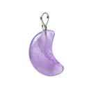 Amethist Edelsteenhanger Maanvorm ±2x1.5cm