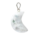 Edelsteenhanger Maanvorm Maansteen ±2x1.5cm