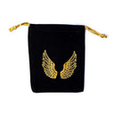 Cadeautasje Polyester Fluweel Levensboom Print 10x11cm