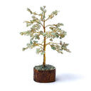 Edelsteenboom Groene Aventurijn Met Neemhouten Basis ±18cm