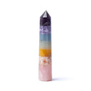 Obelisk Regenboog Van Halfedelstenen 9,5x2cm