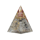 Orgoniet Pyramide Maansteen Met Maan Symbool 6x6x8,5cm