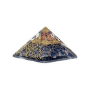 Orgoniet Pyramide Sodaliet Met Maan En Sterren 7.5x7.5x5cm