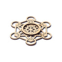Edelsteenbol Houder Metatron's Kubus MDF 7cm