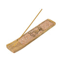 Wierookhouder Mangohout Roze Maansteen Steenchips Godin Maanfasen 25 cm