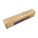 Wierookbrander en opbergdoos Lotus amethist mangohout -- 31,5cm