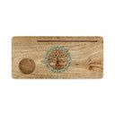 Kaarthouder Mangohout Amazoniet Tree Of Life 21,5 cm