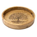 Dienblad Levensboom mangohout -- 30x5cm