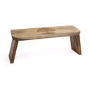 Meditatiebankje Mangohout Levensboom Inklapbaar 48 cm