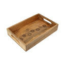 Tray 7 Chakrasymbolen Mangohout 30 X 20 Cm