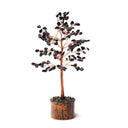 Edelsteenboom Zwarte Toermalijn Houten Voet 18 Cm