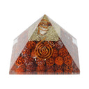 Piramide Orgonite Rudraksha 7 Cm