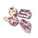 Ruwe Roze Toermalijn Met Kwarts ±1000 g ±4-10 cm