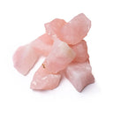 Ruwe Rozenkwarts Edelsteen Chips Circa 1 kg 3-5 cm