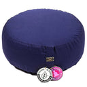 Meditatiekussen Rond Katoen Indigo 33 x 17 cm