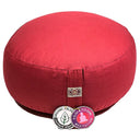 Meditatiekussen Rond Katoen Rood 33 x 17 cm