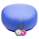 Meditatiekussen Rond Katoen Blauw 33 x 17 cm