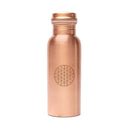 Koperen Fles Bloem Des Levens Lasergegraveerd 500 ml