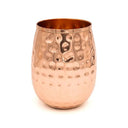 Koperen Drinkbeker Gehamerd 350ml