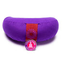 Meditatiekussen Yogi & Yogini 7e Chakra Katoen Violet 33 x 13 cm