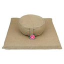 Meditatie Set Hennep Naturel 65x65x5 cm