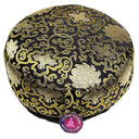 Yogi & Yogini Meditatiekussen Lotus Katoen Zwart 33 x 17 cm