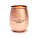 Koperen Drinkbeker Lotus Lasergegraveerd 350ml