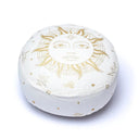 Meditatiekussen Zon Wit Biokatoen OCS 33x17 cm 2100g