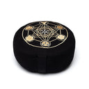 Meditatiekussen Metatron Katoen Met Boekweitdoppen 33x17 cm